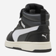 Дитячі демісезонні черевики для хлопчика Puma Rebound V6 Mid AC+ PS 39383229 27.5 (9.5UK) Чорні (4069156712591) - зображення 5