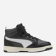 Підліткові демісезонні черевики для хлопчика Puma Rebound V6 Mid AC+ PS 39383229 35 (2.5UK) Чорні (4069156712683) - зображення 3