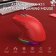 Мышь ATTACK SHARK X11 Red Беспроводная Игровая (2.4G, Bluetooth), PAW3311, 22000 DPI - изображение 8