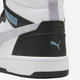 Botki młodzieżowe chłopięce Puma Rebound V6 Mid Space Belle Jr 40276802 38.5 (5.5UK) Czarne (4069156700758) - obraz 4
