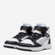 Підліткові демісезонні черевики для хлопчика Puma Rebound V6 Mid Space Belle AC+ PS P 40277002 35 (2.5UK) Чорні (4069156704060) - зображення 2