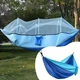 Туристический подвесной гамак с москитной сеткой Hammock 270x140 см Синий Гамак для отдыха с защитой от насекомых - изображение 5