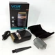 Портативна акумуляторна електробритва для стрижки бороди та вусів з USB VGR V-331 Pro Чорний + Щіточка для чищення - изображение 10