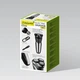 Акумуляторна електробритва для гоління бороди та вусів з USB Maestro MR-673 Pro Чорний + Щітка - изображение 6