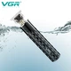 Акумуляторна машинка триммер для стрижки бороди та вусів з USB VGR V-170 Pro Чорний + Олія - изображение 2