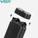 Роторна акумуляторна бритва для стрижки бороди та вусів з USB VGR V-341 Pro Чорний + Щітка для чищення - изображение 5