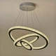 Люстра подвесная светодиодные кольца LED Light House SY-20263/3 CR D550*H1500 116W PULT DU хром - изображение 1
