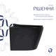 Унитаз подвесной Qtap Scorpio Ultra Quiet с сиденьем с сиденьем Soft-Close MATT BLACK QT14332380AMB - изображение 4