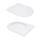 Унитаз подвесной Qtap Swan безободковый Ultra Quiet с сиденьем Soft-close QT16335179W - изображение 8