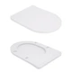 Унітаз-компакт Qtap Robin Ultra Quiet безободковий з сидінням Soft-close QT13226089AW - зображення 8