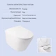 Готовое решение Qtap для ванной комнаты: подвесной унитаз Swan Rimless 520х360х320 + комплект инсталляции Nest 4 в 1 (круглая клавиша Satin) - изображение 3
