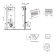Готовое решение Qtap для ванной комнаты: подвесной унитаз Swan Ultra Quiet 520×360×320 + комплект инсталляции Nest 4 в 1 (круглая клавиша Chrome) - изображение 2