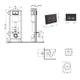 Готовое решение Qtap для ванной комнаты: подвесной унитаз Swan Ultra Quiet 520×360×320 + комплект инсталляции Nest 4 в 1 (круглая клавиша Black mat) - изображение 2