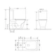 Унитаз-компакт Qtap Cardinal Ultra Quiet безободковый с сиденьем Soft-close QT04222168AUQ3W - изображение 2