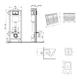 Готовое решение Qtap для ванной комнаты: подвесной унитаз Crow Ultra Quiet 520×360×290 + комплект инсталляции Nest 4 в 1 (квадратная клавиша Chrome) - изображение 2