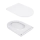Унитаз-компакт Qtap Scorpio безободковый Ultra Quiet с сиденьем Soft-close QT14222125AUQW - изображение 8