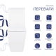 Унитаз-компакт Qtap Crow безободковый с сиденьем Soft-close QT05222170W - изображение 4