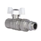 Кран шаровой "Американка" SD Forte 1/2" с антипротечкой прямой SF222W15 - изображение 5