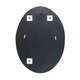 Зеркало Lidz Latwa 140.07.11 (1) 650х800 настенное овальное с декором LD78LA6580 - изображение 4