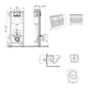 Готовое решение Qtap для ванной комнаты: подвесной унитаз Jay Ultra Quiet 520x360x320 + комплект инсталляции Nest 4 в 1 (квадратная клавиша Chrome) - изображение 2