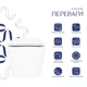 Унитаз подвесной Qtap Crow безободковый с сиденьем Soft-close QT05335170W - изображение 3