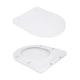Унитаз подвесной Qtap Robin New безободковый с сиденьем Soft-close QT1333046EUQW - изображение 8