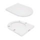 Унитаз подвесной Qtap Swan безободковый с сиденьем Soft-close QT16335178W - изображение 8