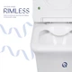 Унитаз-компакт Qtap Kalao безободковый с сиденьем Soft-close QT08221213AW - изображение 5