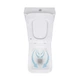 Унитаз-компакт Qtap Kalao безободковый с сиденьем Soft-close QT08221213AW - изображение 6