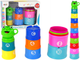 Piramidka edukacyjna Lean Toys Kubeczki do kąpieli z liczbą liter 12233 (5904665999776) - obraz 2