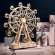 Конструктор Robotime Оглядове колесо 232 деталей. Дерев'яна 3D модель з музикою 28*10*34 см 4912415 - зображення 1