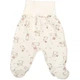 Європовзунки з закритими ніжками для немовлят Trendy Tot 301-00092 молочний + сірий 62 см (3 мiс.) - изображение 1
