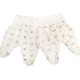 Європовзунки з закритими ніжками для немовлят Trendy Tot 301-00092 молочний + сірий 62 см (3 мiс.) - изображение 3