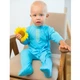 Чоловічок вишиванка для немовлят унісекс бавовна Trendy tot 303-00068 блакитний 56 см (1 мiс.) - изображение 1