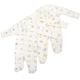 Чоловічок сліп для новонароджених немовлят Trendy Tot 301-00095 молочний + жовтий 56 см (1 мiс.) - зображення 3