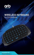 Клавіатура Orb Playstation 4 Controller Keyboard Blue Blacklit (7350021964960) - зображення 2