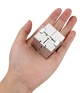 Бесконечный кубик, антистресс Infinity Cube 38 мм. Игрушка-антистресс из алюминиевого сплава - изображение 5