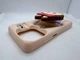 Детский резиновый чехол Labubu для Oppo A3x 5G / A3x 4G / A40 4G / A60 5G / A3 5G с подставкой держателем Бежевый - изображение 2