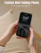 Складной Мобильный Телефон раскладушка SERVO F15 Flip Mobile с фонариком синий - изображение 3