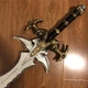 Іграшковий меч короля Артаса 1:1 100 см. Косплей World of Warcraft, Крижана Скорбота або Фростморн - зображення 8