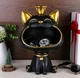 Интерьерная статуэтка Кот с короной для хранения мелочей - изображение 2
