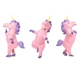 Надувной костюм Единорога, Unicorn косплэй, костюм розовой лошадки. Единорог надувной 2,5м - изображение 2