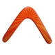 Дерев'яний бумеранг. Бумеранг із липи. Помаранчевий бумеранг. Wooden boomerang - зображення 1