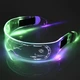 Яркие светодиодные очки, 7 цветов. Светодиодные Led El очки - изображение 1