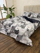 Плюшевое постельное белье микрофибра Cappone Котики 160х200 см - изображение 4