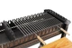 Мангал гриль BBQ Smoke House Garden комплектация "Maximum" 1200х600х850 мм на 20 шампуров, с решеткой, крышкой и другим сталь и жаростойкая ємаль - изображение 7