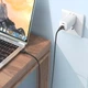 Кабель USB Borofone BX113 Silicone, Type-C to Type-C, 60W, 3m, Чорний - зображення 7
