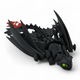 Іграшка Беззубик Toothless з фільму “Як приборкати дракона”, 200 мм, 3D-друк FDM, чорний - зображення 1
