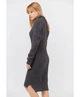 Плаття в'язанe тепле ART KNIT графіт, S-M 009610 - зображення 3