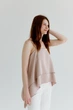 Топ з воланами тауп ART KNIT Fashion, One Size 040445 - зображення 3